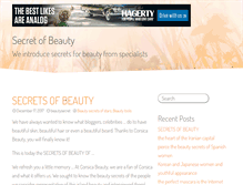 Tablet Screenshot of beauty-secret.net